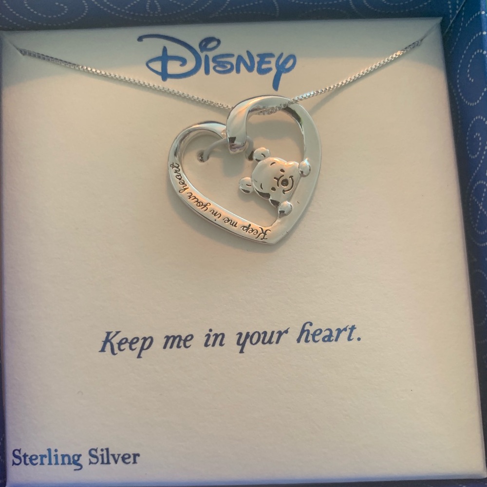 Winnie the Pooh Silver Necklace